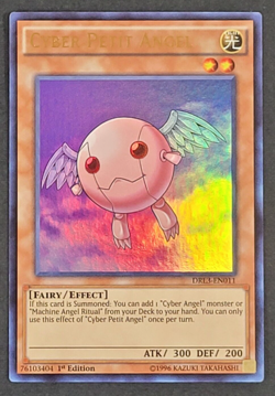 Yugioh - Cyber Petit Angel - DRL3-EN011 - NM - 1st Ed - Ultra Rare, Monster 2016 - Image 1