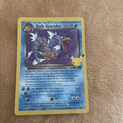 Pokemon Dark Gyarados Holo TCG Card Celebrations Classic Collection 8/82 - Image 1