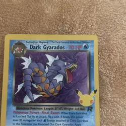 Pokemon Dark Gyarados Holo TCG Card Celebrations Classic Collection 8/82 - Image 3