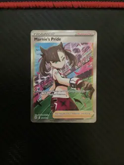 Marnie's Pride 171/172 Pokemon Card - Swsh09: Brilliant Stars Holo Full Art - NM - Image 1