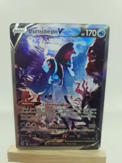 Pokemon Lumineon V 156/172 Ultra Rare Full Art Holo Brilliant Stars TCG Card - Image 1