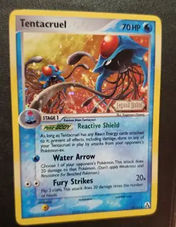 Tentacruel 45/92 Legend Maker Holo Stamped Pokemon Card 2006 - Image 3