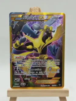 Pokemon TCG Alakazam EX Fates Collide 125/124 Full Art Secret Rare Card - Image 1