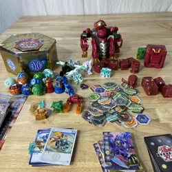 Bakugan Battle Brawlers/Card Lot Gray/Red/Magnetic Cards Random Lot - Image 1