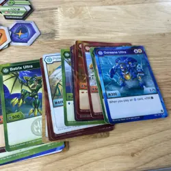 Bakugan Battle Brawlers/Card Lot Gray/Red/Magnetic Cards Random Lot - Image 4