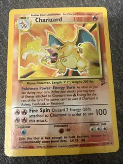 Pokemon TCG Charizard Base Set 2 Holo Card 4/130 - Image 1