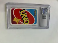 2019 Pokemon Playing Cards Pocket Uno 7 Zacian Blue CGC 9.5 Mint+ - Image 2