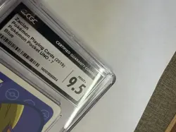 2019 Pokemon Playing Cards Pocket Uno 7 Zacian Blue CGC 9.5 Mint+ - Image 3