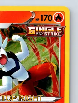 Stage 2 Cinderace HP 170 Single Strike Fireball Shot Rarity Red Pokemon - Image 4