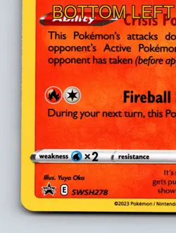 Stage 2 Cinderace HP 170 Single Strike Fireball Shot Rarity Red Pokemon - Image 5