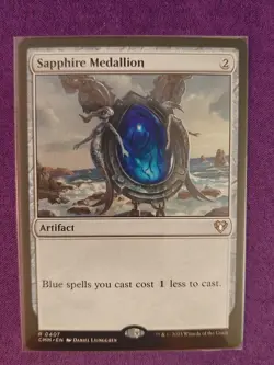MTG Sapphire Medallion Commander Masters Regular - Image 1