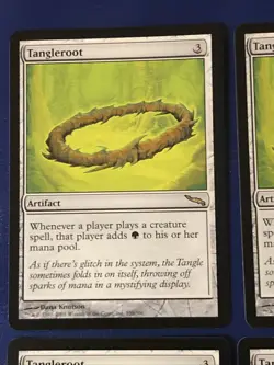 Tangleroot X4 Mirrodin Ex Condition See Pics Front Back - Image 4