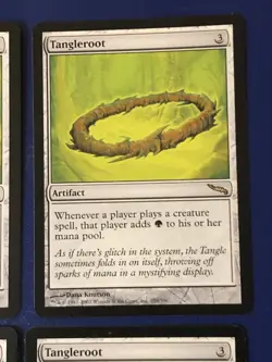 Tangleroot X4 Mirrodin Ex Condition See Pics Front Back - Image 5