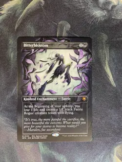 [Mint/Near-Mint] Bitterblossom (Borderless) - Lorwyn Eclipsed SPG 0133 EN M - Image 1