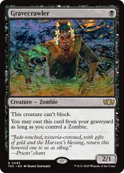 MTG Tarkir: Dragonstorm Commander - Gravecrawler - Image 1