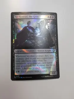 MTG - Syr Konrad, the Grim (Ripple Foil) - Commander: Modern Horizons 3 NM/M Con - Image 1