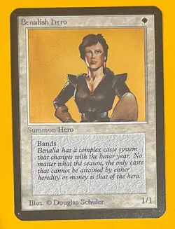 MTG BENALISH HERO Alpha (OldManMTG 012-832) - Image 1