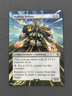 Walking Ballista MTG Final Fantasy Commander Hand Painted Full Altered Art Tentz - Image 1