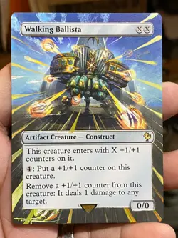 Walking Ballista MTG Final Fantasy Commander Hand Painted Full Altered Art Tentz - Image 2