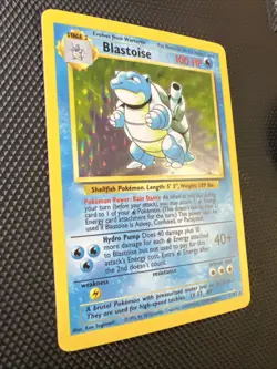Pokemon WOTC: 1999 Base Set Blastoise Holo Rare 2/102 Near Mint / Mint - Image 3