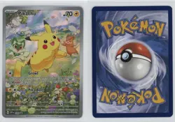 Pikachu (Paldea Adventure Chest) Holo Pokemon Scarlet & Violet Black Star Promo - Image 3