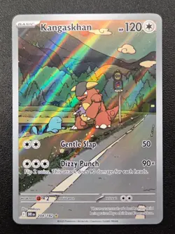 Pokemon TCG Kangaskhan Illustration Rare SV10: Destined Rivals 204/182 NM - Image 1