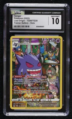 Full Art - Gengar Pokemon Sword & Shield Lost Origin Trainer Gallery CGC 10 - Image 1