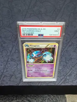 Pokemon: Metagross #4/95 Holo Rare HG & SS Unleashed 2010 Vintage - PSA 9 - C127 - Image 4
