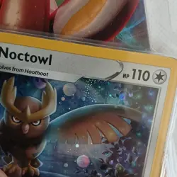 SWIRL Pokemon TCG Sword & Shield Rebel Clash Booster Pack Noctowl Promo SWIRL - Image 3