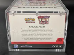 Pokemon 151 SV3.5 Booster Bundle Display Factory Sealed Case W/Acrylic Case - Image 3