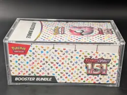 Pokemon 151 SV3.5 Booster Bundle Display Factory Sealed Case W/Acrylic Case - Image 4