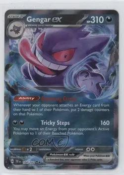 Gengar ex Pokemon Scarlet & Violet: Temporal Forces TEF #104 - Image 1