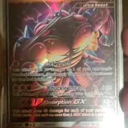 Buzzwole GX (Ultra Beast) 57/111 SM Crimson Invasion Holo Ultra Rare Pokemon TCG - Image 1