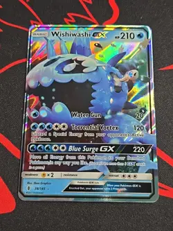 Wishiwashi GX 38/145 Guardians Rising Ultra Rare Pokemon TCG Pokemon - Image 1