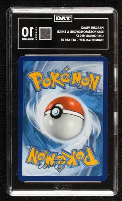 Full Art - Pikachu VMAX Pokemon Sword Shield Lost Origin Trainer Gallery TAG 10 - Image 2