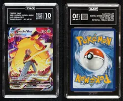 Full Art - Pikachu VMAX Pokemon Sword Shield Lost Origin Trainer Gallery TAG 10 - Image 3