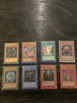 Yu-Gi-Oh! TCG Konami Dark Magician, Blue-Eyes White Dragon, Jinzo Foil Lot - Image 1