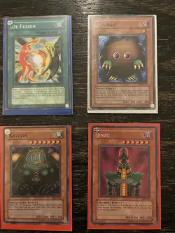 Yu-Gi-Oh! TCG Konami Dark Magician, Blue-Eyes White Dragon, Jinzo Foil Lot - Image 3