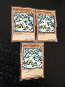 3X Zaborg the Thunder Monarch SR01-EN005 1st Edition - Image 1