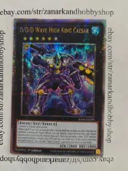 YuGiOh D/D/D Wave High King Caesar RA04-EN290 Quarter Century Secret Rare - Image 1