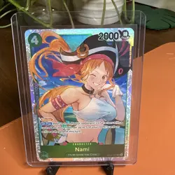 One Piece Card Game THE AZURE SEA'S SEVEN - NAMI SR OP14-031 ENGLISH TCG - Image 1