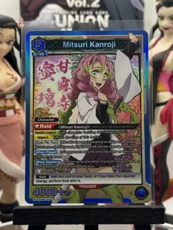 Union Arena TCG Mitsuri Kanroji KMY-3-034 Demon Slayer Vol 2 Super Rare! - Image 1