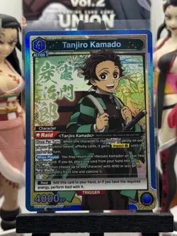 Union Arena TCG Tanjiro Kamado KMY-3-017 Demon Slayer Vol 2 Super Rare! - Image 1