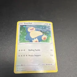 Pokemon Snorlax SWSH032 Sword & Shield Promo Holo Card 150 HP English - Image 1