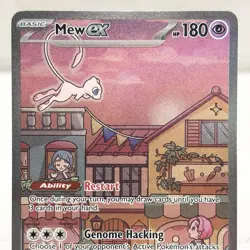 Pokemon TCG Mew ex 053 Scarlet & Violet 151 Promo Holo Full Art Card - Image 2