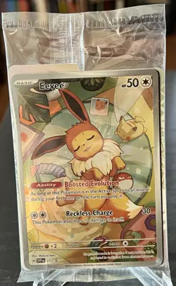 Pokemon Eevee TCG Prismatic Holo Promo Card 173 Factory Sealed Centered Mint - Image 1