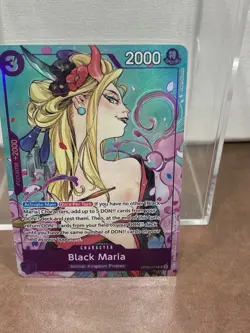 Black Maria (Illustration Box Vol.2) OP08-074 One Piece Promotion Cards Foil - Image 1