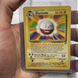 Pokemon TCG Electrode 25/130 Non-Holo Rare Base Set 2 NM/MT Pokemon Card WOTC - Image 1