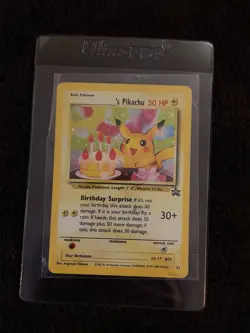 Pokemon Birthday Pikachu Promo Holo 25/Promo Vintage 1999 50 HP Card - Image 1