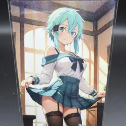 Sinon Sword Art Online Anime Waifu Card Doujin ACG Goddess Holo - Image 1